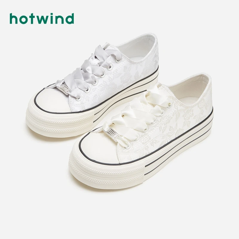 热风2024年秋季新款女士时尚休闲鞋H14W4301