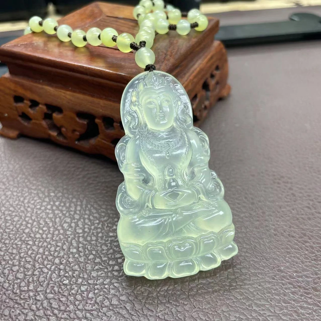 度母观音吊坠/普渡众生/高冰观音吊坠/男女皆可佩戴