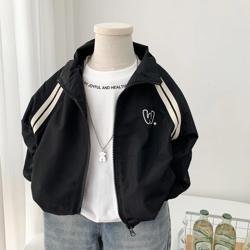 男童春秋装外套2024新款儿童韩版休闲夹克衫中小童帅气宽松秋款