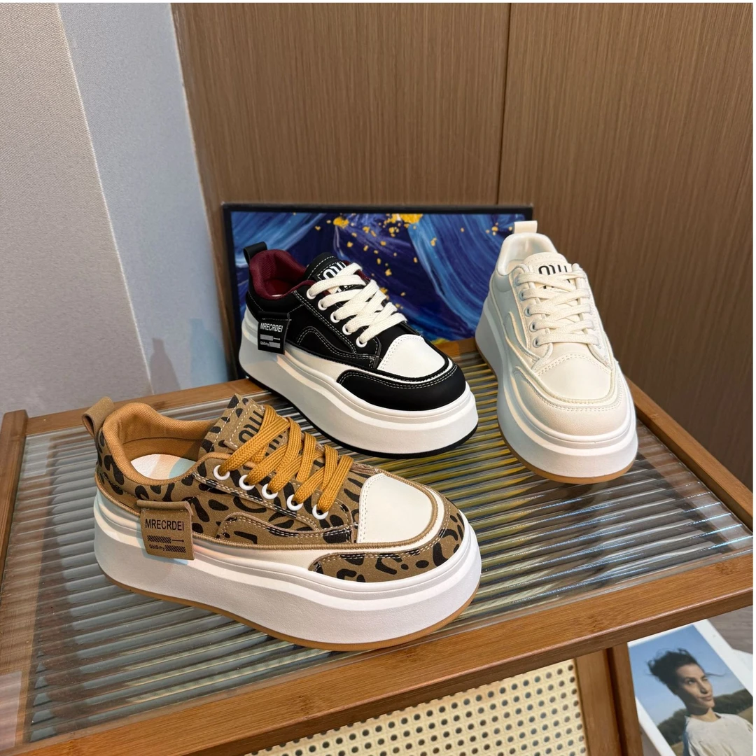 品牌鞋【小振专属】高帮鞋女秋冬季新款加绒厚底增高时尚女鞋60888