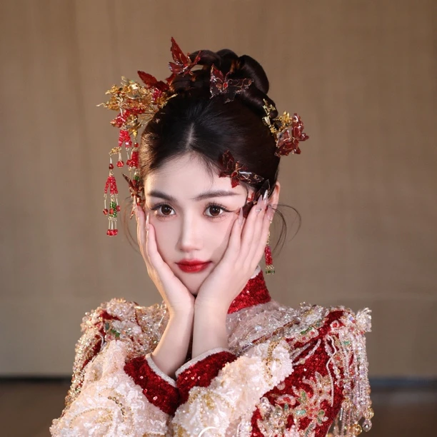 ETE ST2-10665新娘头饰 中式婚礼秀禾头饰