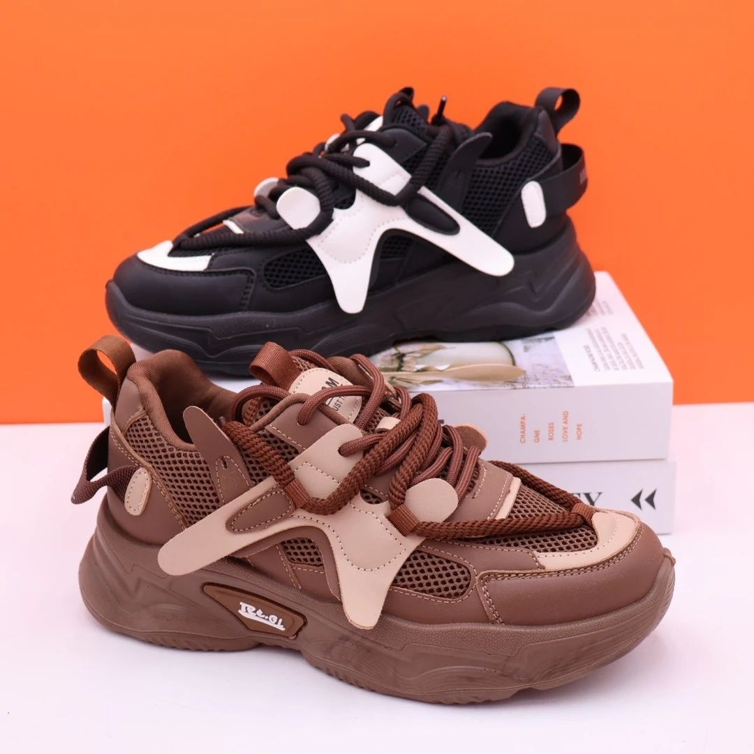 时尚百搭老爹鞋休闲老爹鞋网面老爹鞋ins厚底