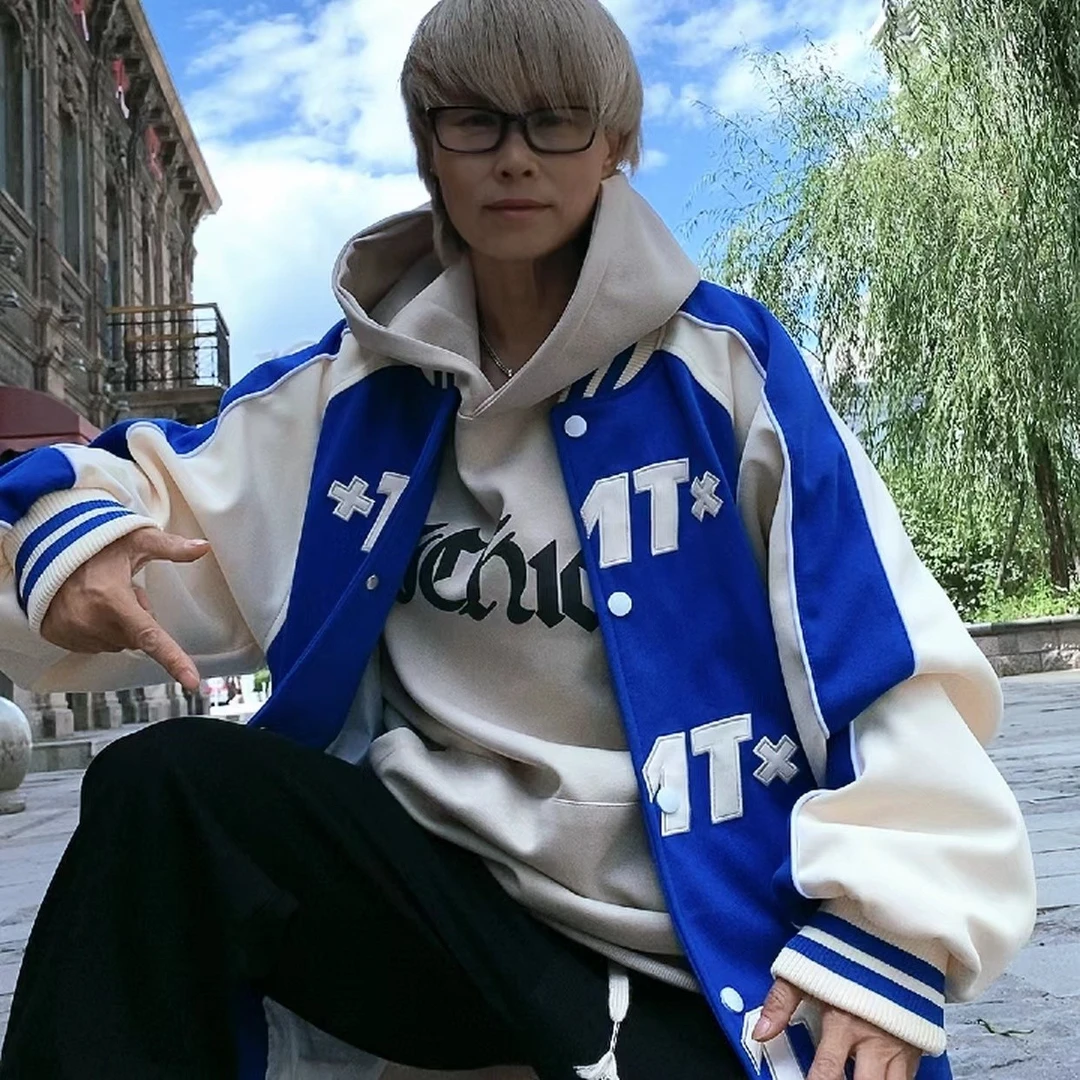18015男女生潮牌棒球服高街时尚百搭夹克