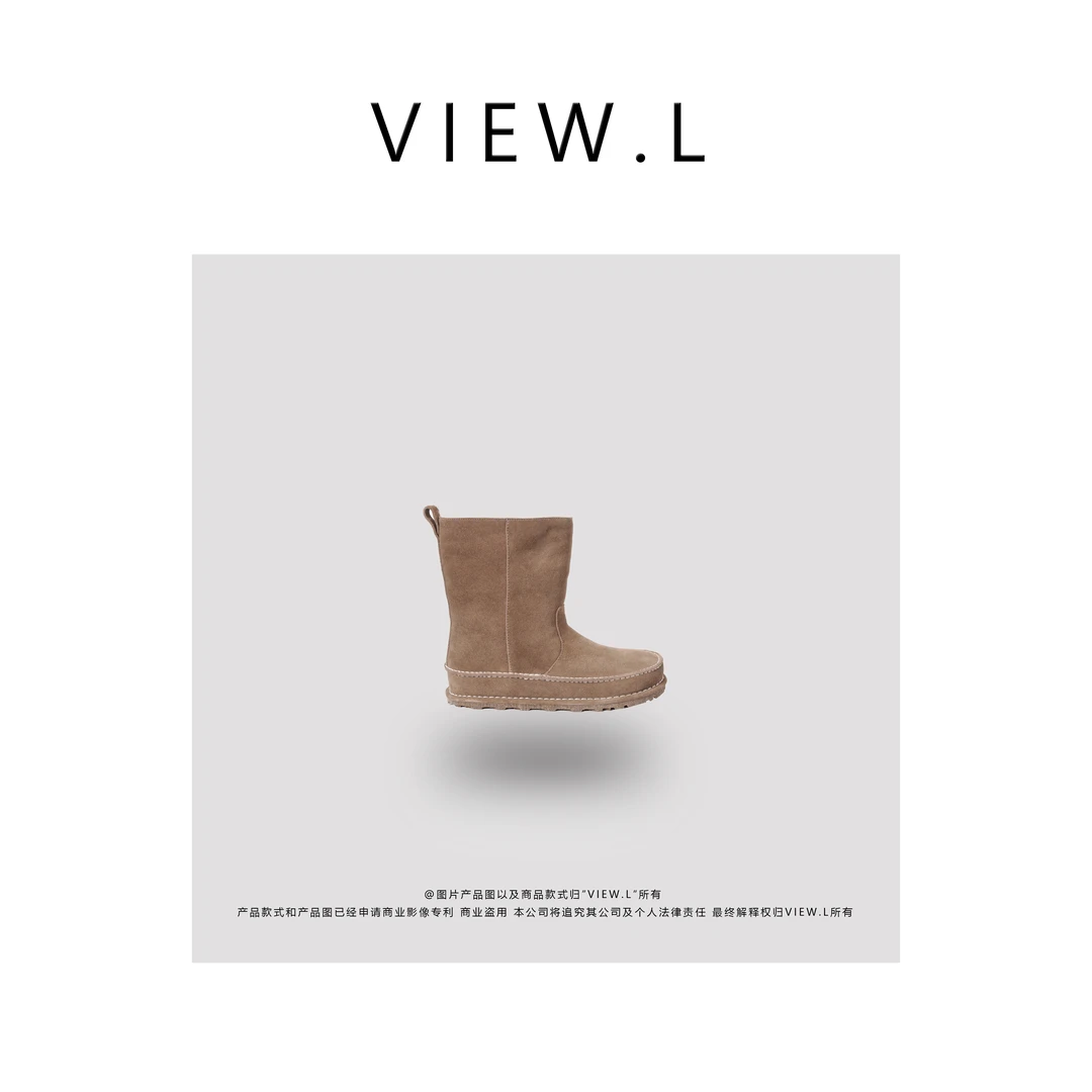 view.l24   厚底保暖中筒鞋  C8846