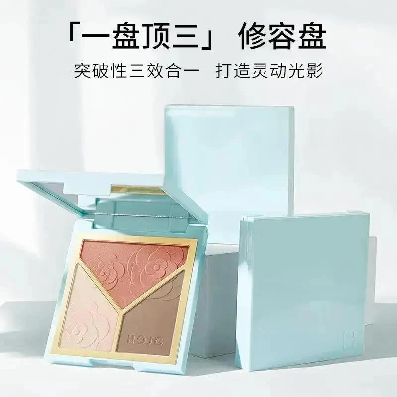 【扬哥选品】彩同款棠修容盘高光一体盘三色合一显色哑光提亮遮瑕