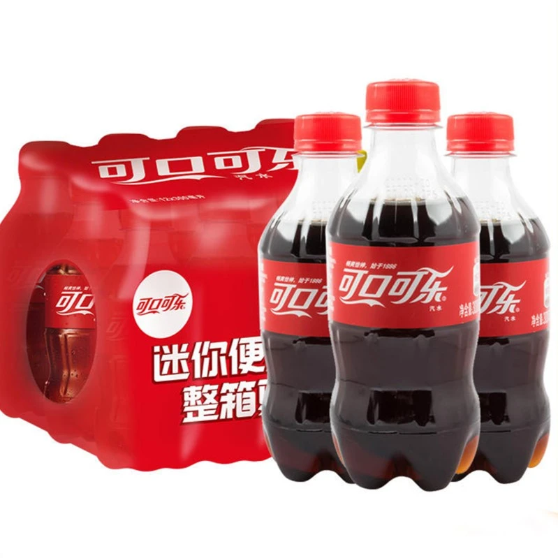 可口可乐300ml*6迷你小瓶装可乐碳酸汽水饮品批发