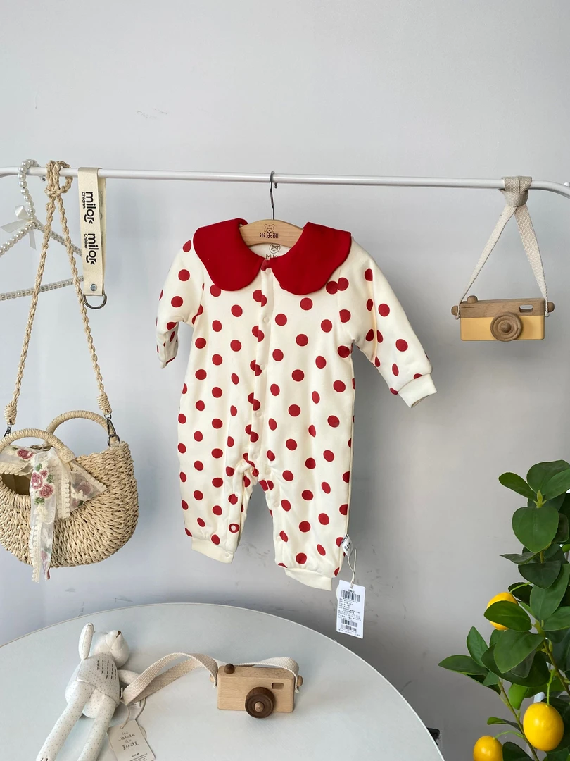 9032 米乐熊 米乐圆点哈衣