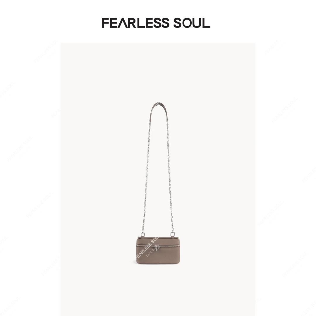 TFF X FS 小众时髦拉链斜跨小方包 824FB007 *