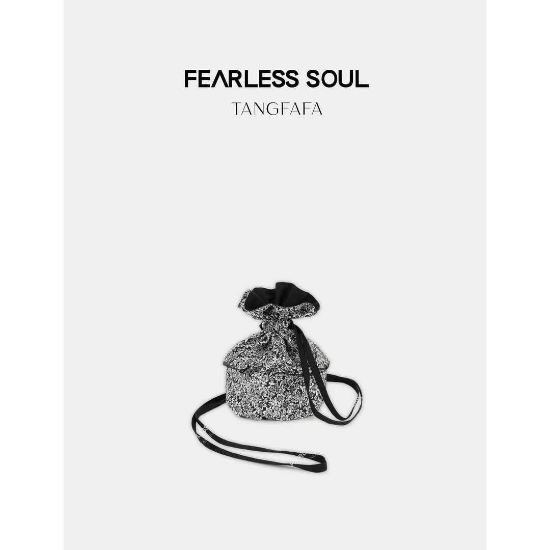 唐发发TFF“繁花”小众民族风抽褶小笼包 824FB127 *