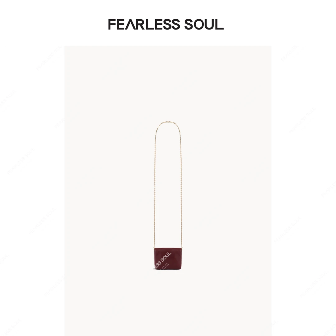 TFF X FS 2025新款时尚百搭小众红色链条轻奢气质斜挎包女 6352 *