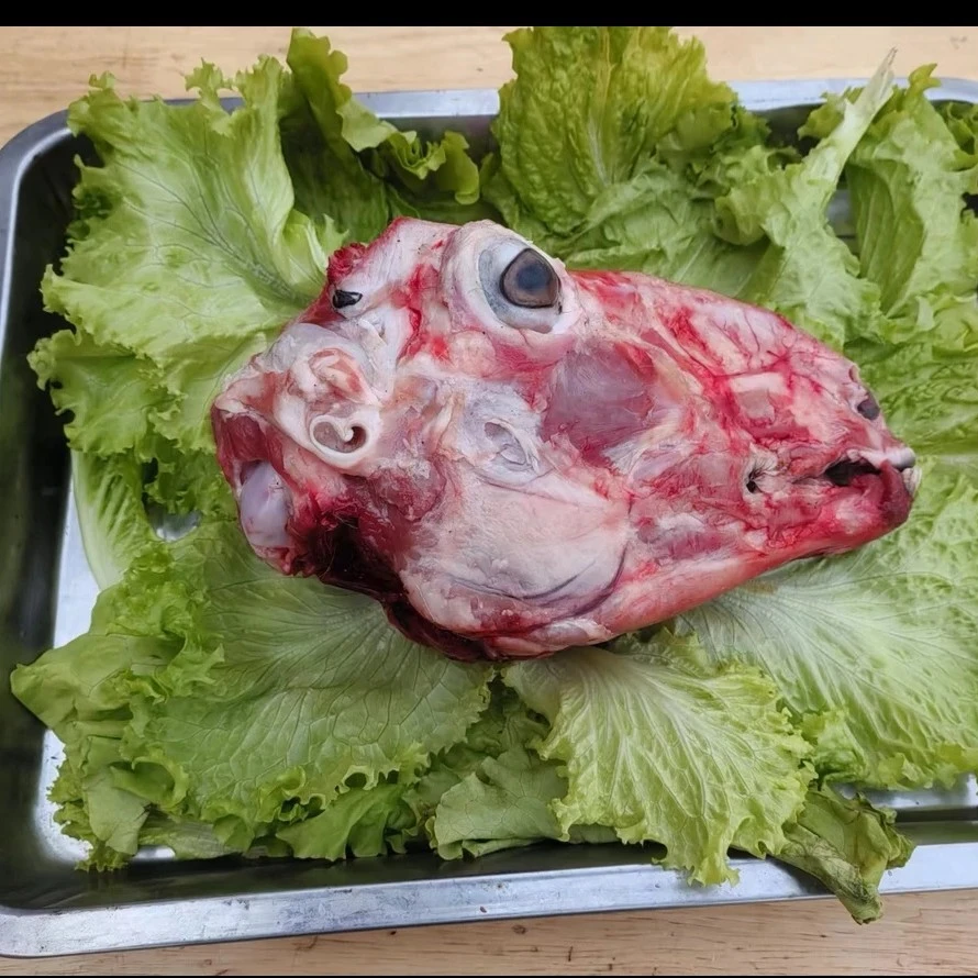 生鲜羊头2个,羔羊,顺丰包邮