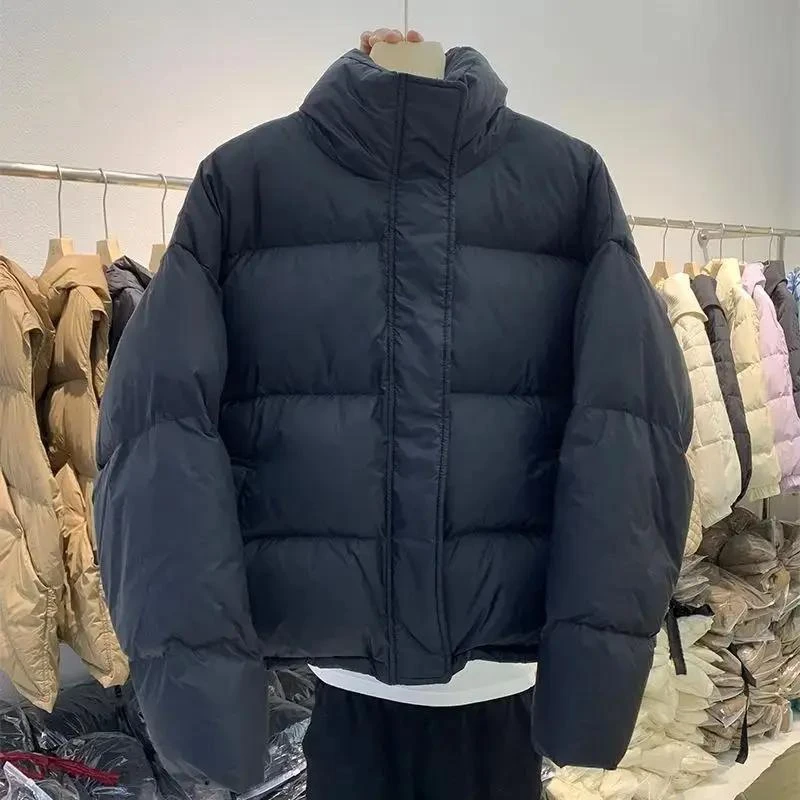 秋冬季羽服女短款2023年季韩版小个子加厚面包服袄外套衣时