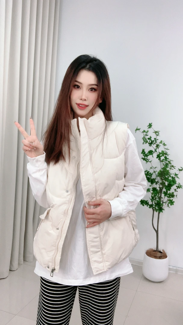 冬季马夹棉女保暖休闲时尚气质百搭女士韩版秋冬宽松外套潮流马甲