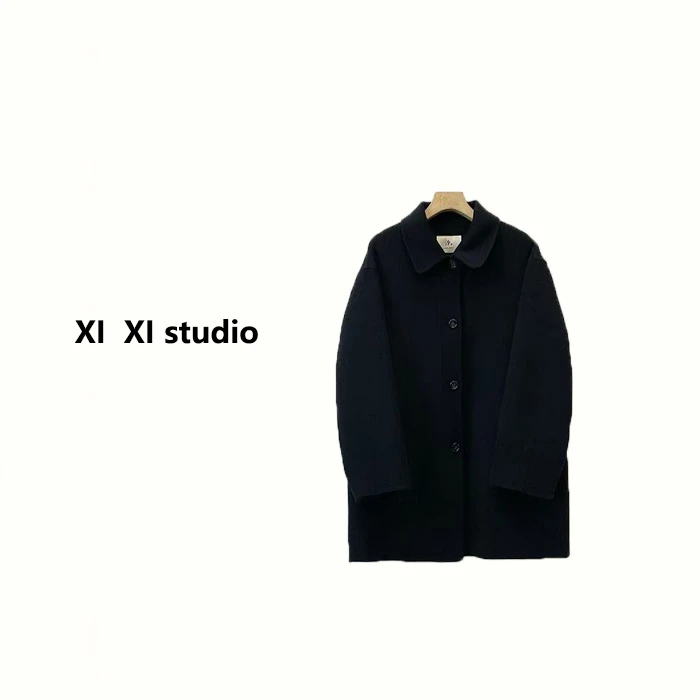 【汐汐女装】韩系小个子定制高级感一手长大衣 D20231