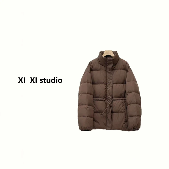 【汐汐女装】小个子气质百搭设计感收腰羽绒外套 Z8801