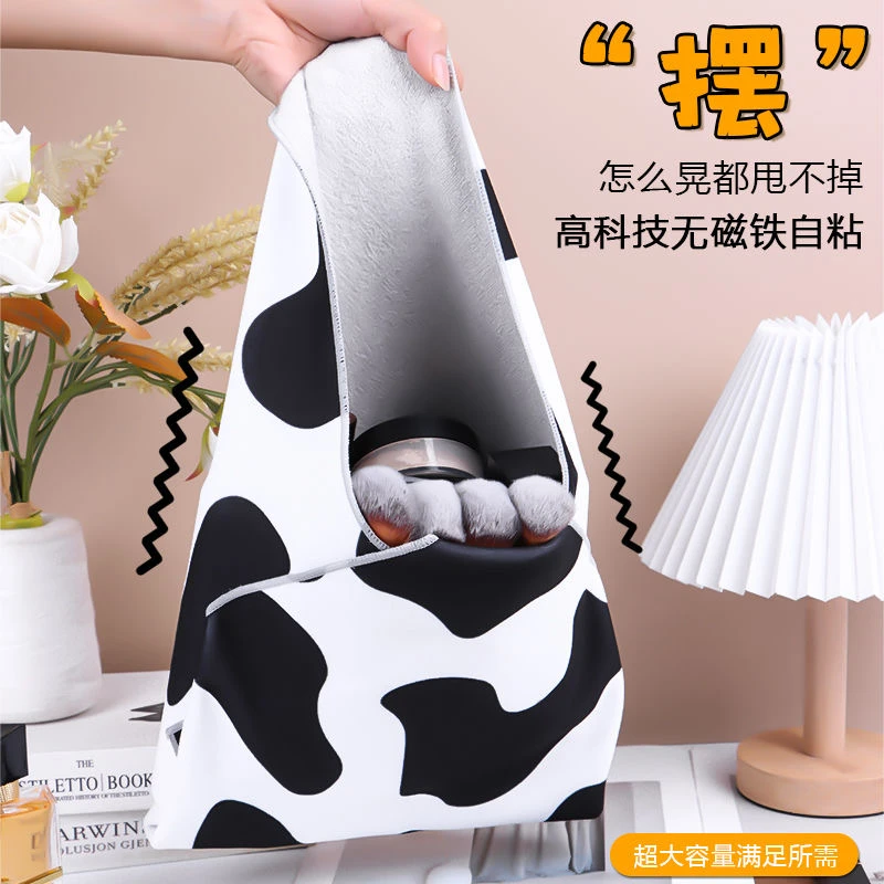 多动能魔术贴化妆包 50*50大尺寸 懒人自粘百 贴布相机平板保护包