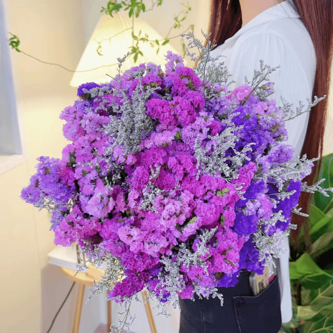 【买一束送一束】云南A级勿忘我基地直发成品真花干花勿忘我鲜花