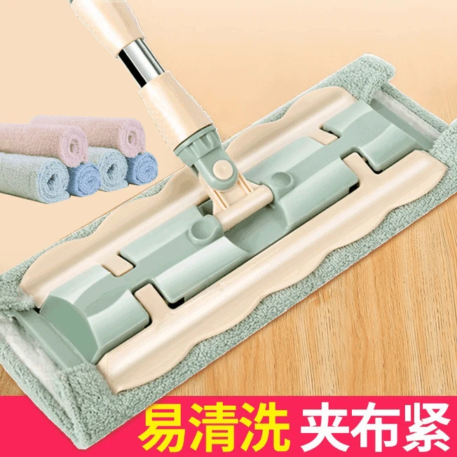 拖把夹抹布夹布平板拖把大号家用免手洗平拖擦地懒人地拖瓷砖地免