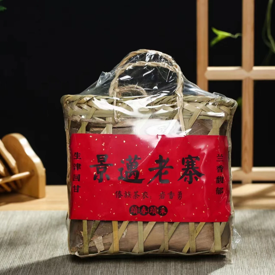 君记仓品牌景迈傣族普洱生茶散料100g/筐
