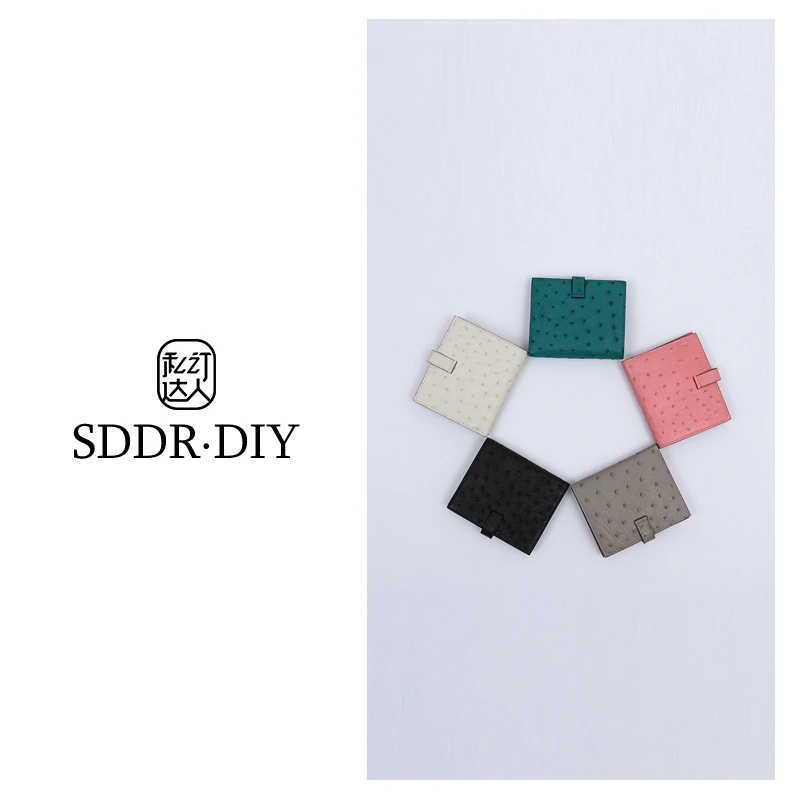 私订达人鳄鱼世家钱包2025新款精致好看小众鸵鸟皮钱包