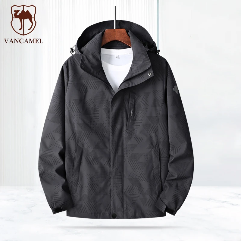 西域骆驼户外情侣款2024新款春秋薄款防风单冲夹克男女外套WZ999