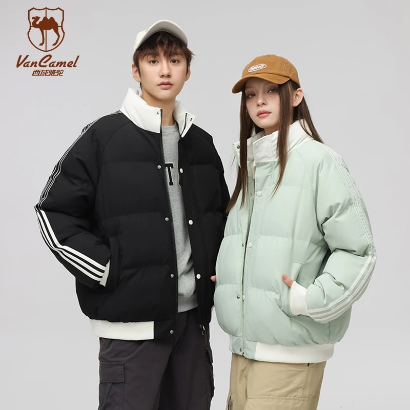 VANCAMEL/西域骆驼情侣户外宽松百搭棉衣RXH2288