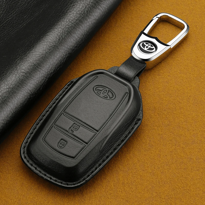 2025款丰田汉兰达钥匙套真皮15款-25款丰田新汉兰达钥匙包扣套壳