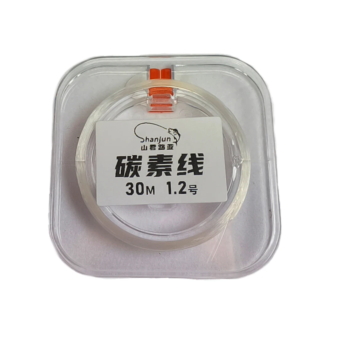 山君路亚专用日本线径碳素线前导线进口材质微物小型便携