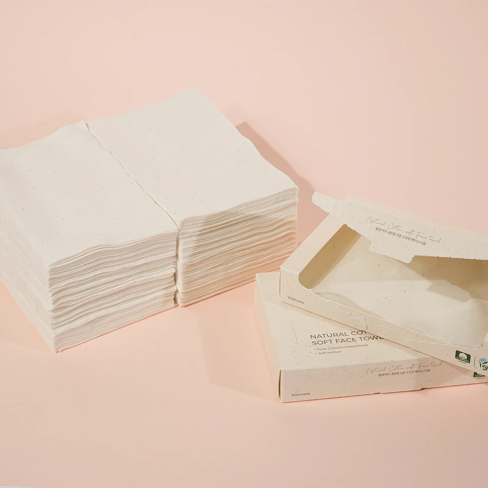 BLANCOW/肤朖可沃柔软细腻干湿两用方形便携清新组合棉柔巾20张