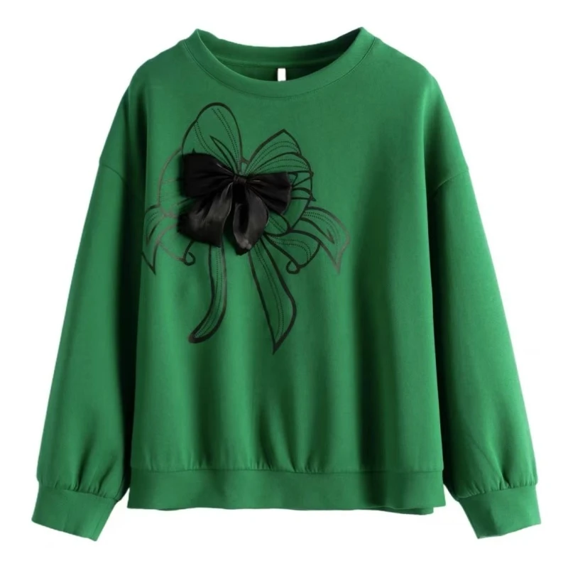 558秋季新款高档女韩版卫衣春秋休闲大方卫衣女宽松百搭远程上