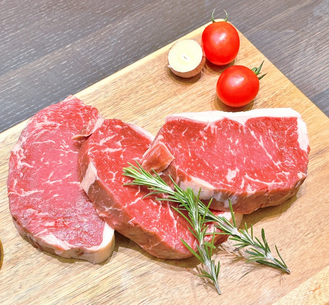 进口谷饲200天安格斯西冷牛排1500g