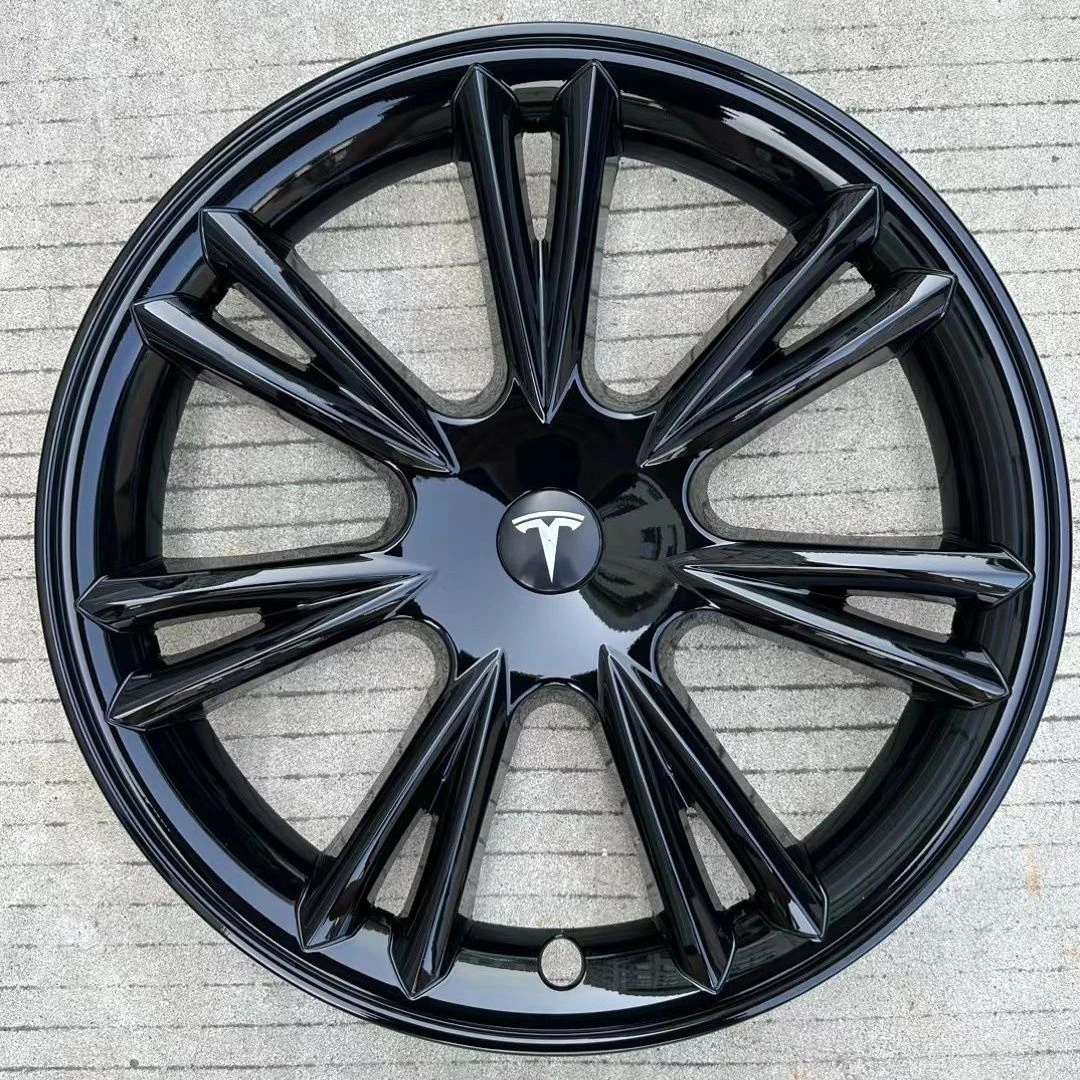 特斯拉modely轮毂盖19寸运动款轮毂罩轮毂盖modely轮毂罩改装个性
