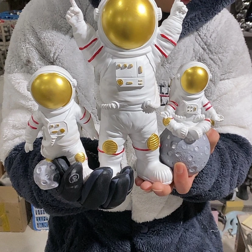 【闪购商品】密胺摆件宇航员三件套