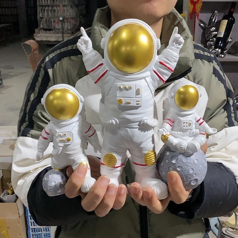 【闪购商品】陶瓷摆件宇航员三件套