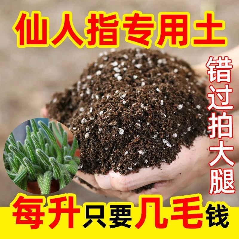 仙人指专用进口泥炭营养土疏松通用透气养花种菜泥土多肉养花泥土