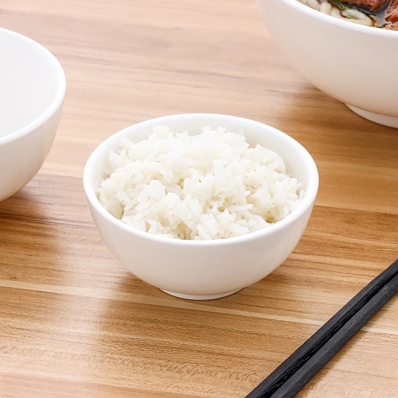 餐厅陶瓷碗小碗汤粉碗面碗饭店用米饭碗酒店白瓷碗陶瓷餐具大碗面