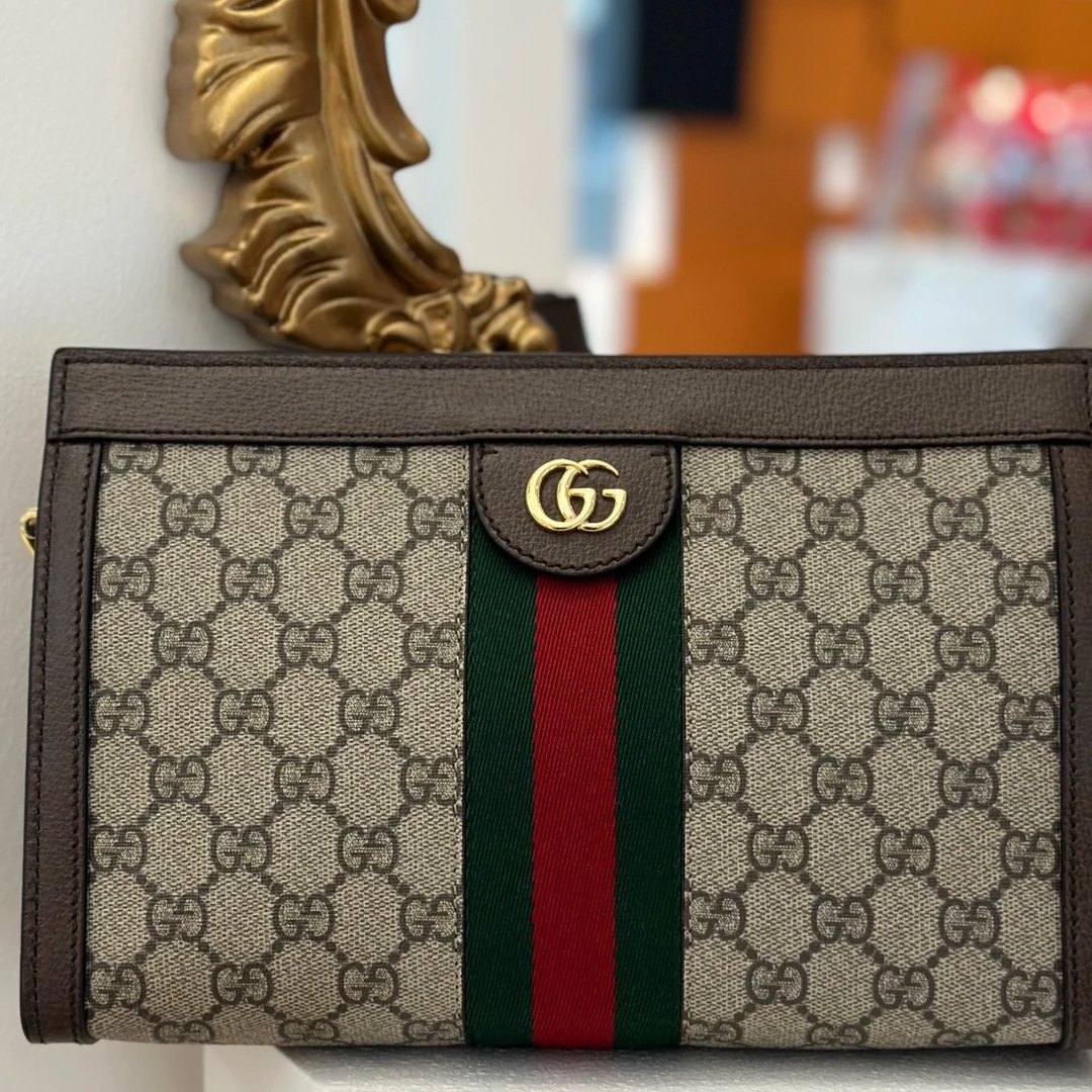 99新 GUCCI/古驰 闲置新 系列夹子链条包小号