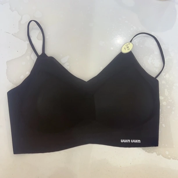 无痕乳胶固定杯软支撑防走光抹胸镂空美背森色系
