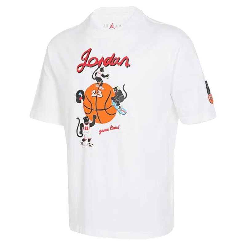 预Nike耐克男款JORDAN运动流光风短袖T恤ins欧美上衣HM4899-100