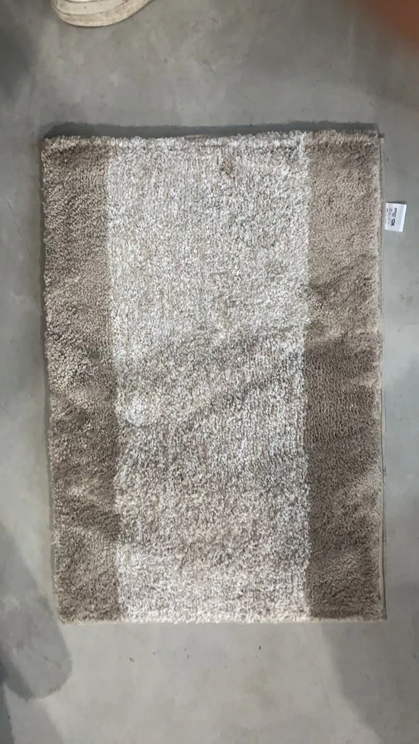 浅咖色沃尔玛商超床边沙发飘窗浴缸台盆地垫51*76cm