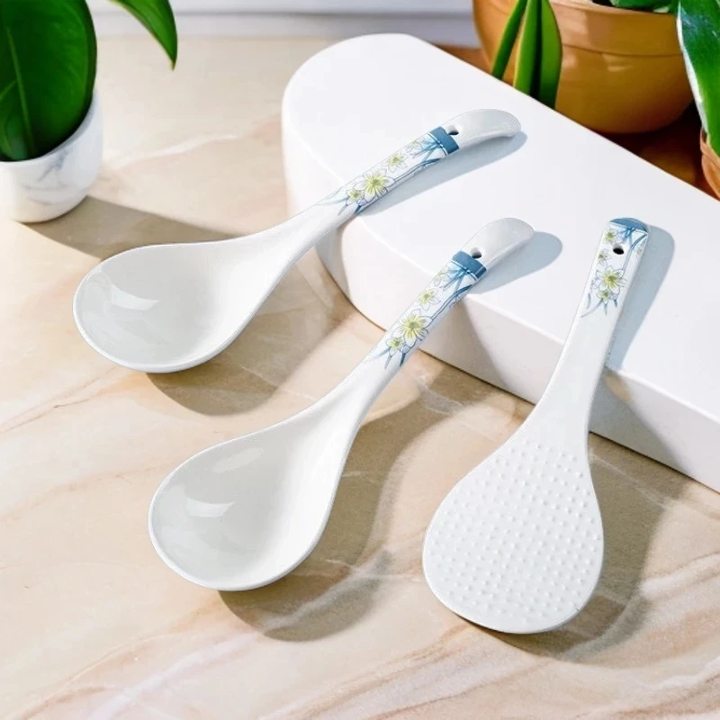 家用陶瓷水仙2大勺+1饭勺