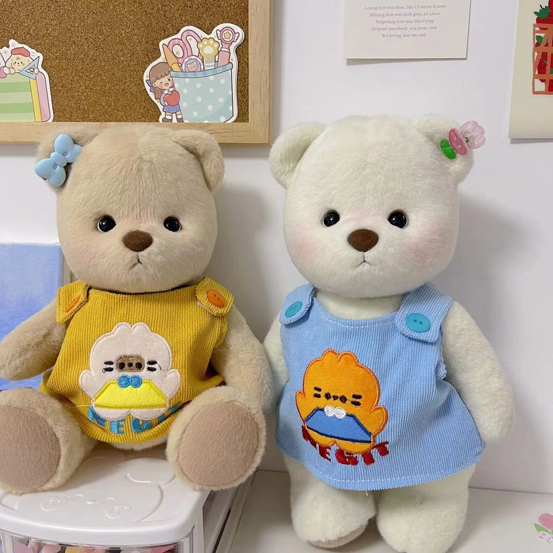 仅衣服-中号关节小熊衣服S号可琪安玲娜贝儿手作娃衣托尼背带娃衣