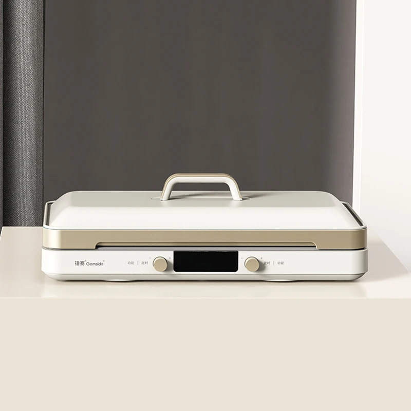 多功能料理盘火锅烤肉聚嗨锅家用烧烤多功能锅网红煎烤