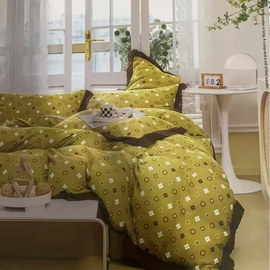 双层纱磨毛四件套孤品特价