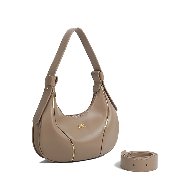 【宠粉福利】香港HM女包月牙腋下包6645百搭简约牛角女包