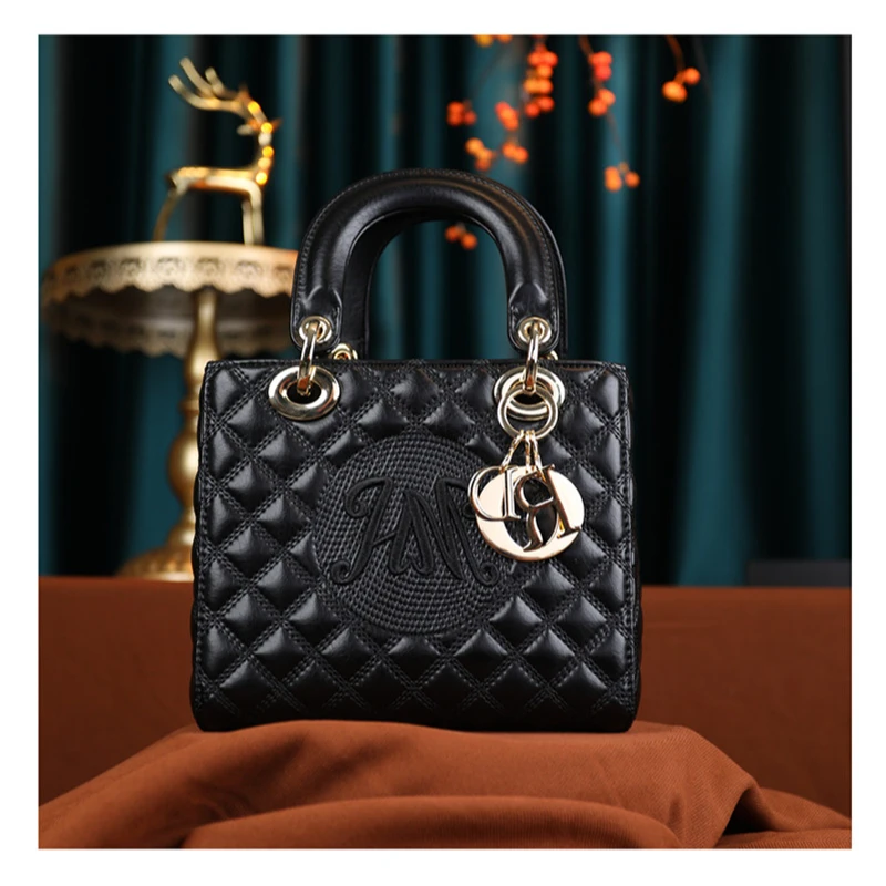 【官方正品】香港HM女包菱格轻奢时尚5203