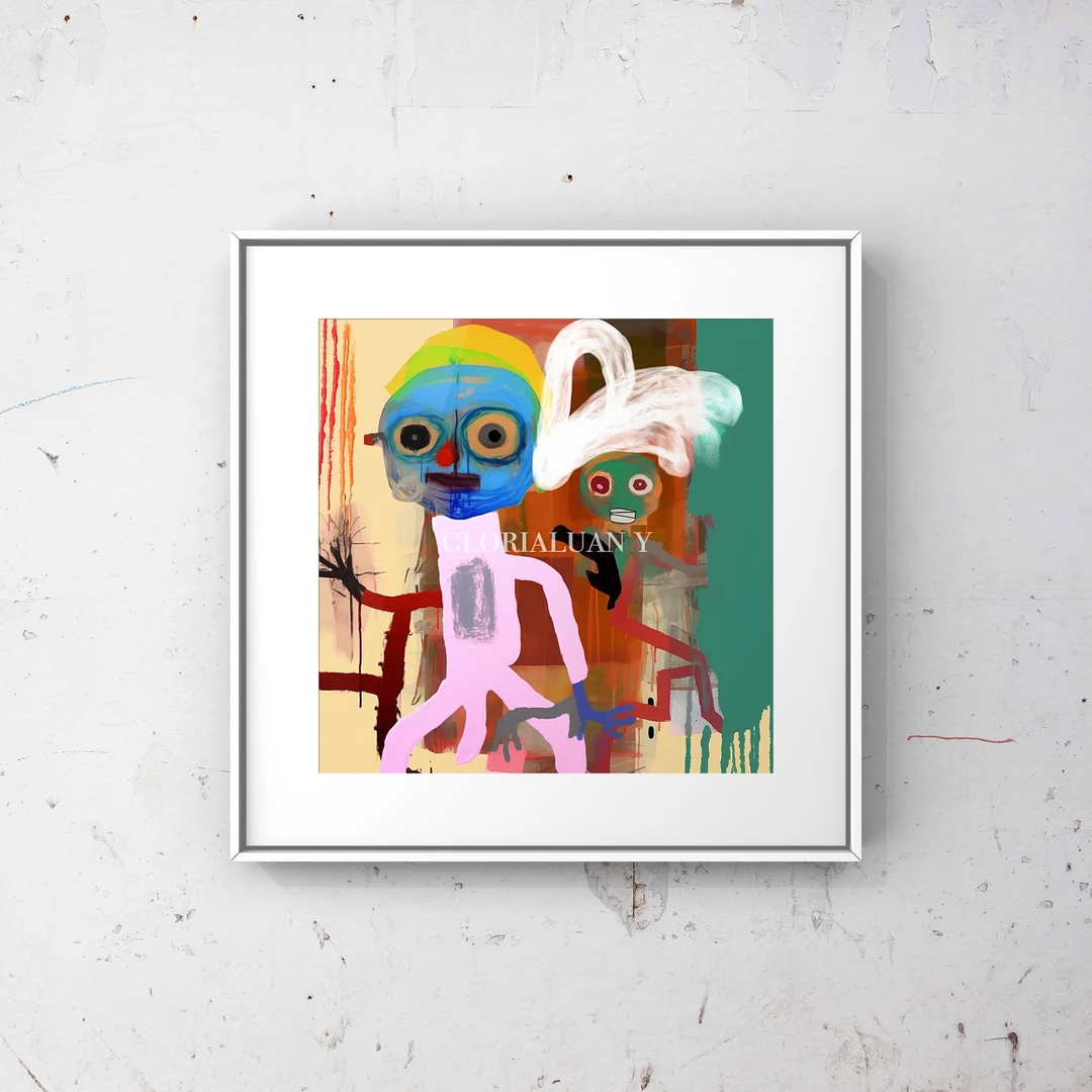 栾非默web3当代艺术美术馆抽象灵性宇宙外星生物系列独版