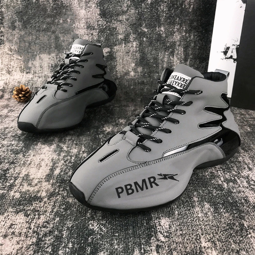 春夏季新款男鞋运动休闲鞋百搭老爹鞋时尚板鞋男网红中帮阿甘鞋