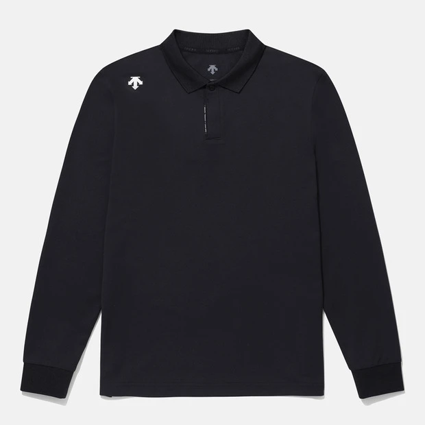 DESCENTE迪桑特英文logo速干长袖POLO衫迪桑特短袖男女同款UPL21