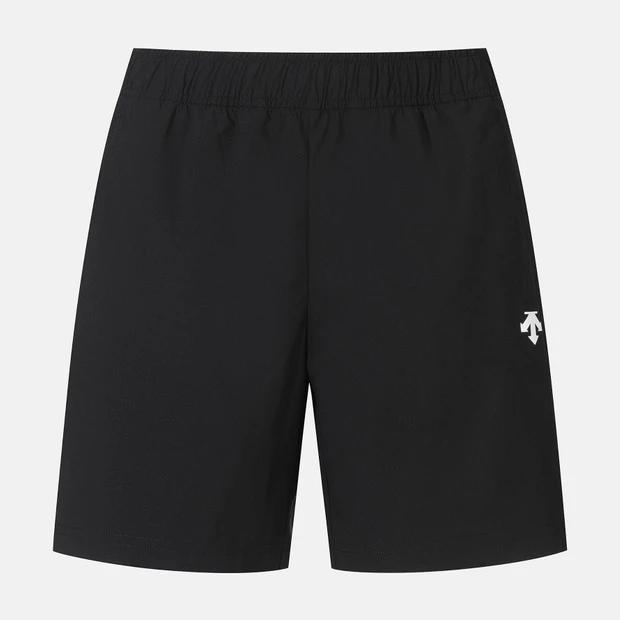 【破价专场】38迪桑特速干裤短裤夏季4分透气黑色 SP123RHP21-BLK0